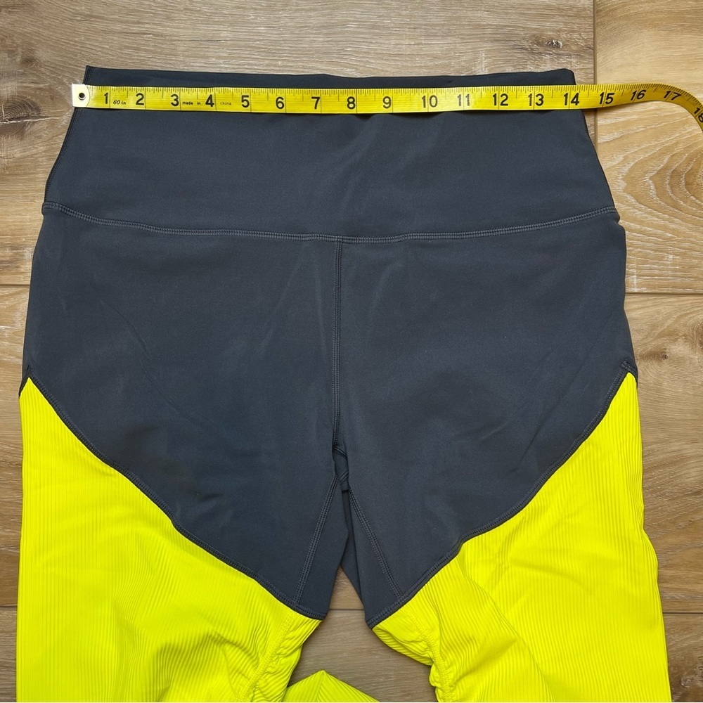 Zyia Active Neon Yellow Parallel Luxe Hi-Rise 7/8 24 Inch Leggings. Size… - Picture 7 of 10